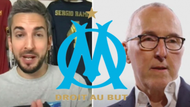 Thibaud V&eacute;zirian relance le d&eacute;bat sur la vente de l'OM - Photos captures d'&eacute;cran vid&eacute;os Youtube et logo OM Wikip&eacute;dia
