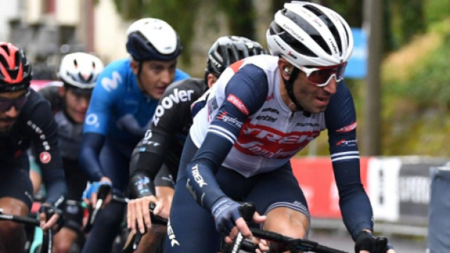 Vincenzo Nibali nella tappa di Sestola del Giro d'Italia.