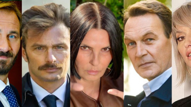 Un posto al sole, Alberto Palladini, Pietro Abbate, Marina Giordano, Roberto Ferri e Lara Martinelli.