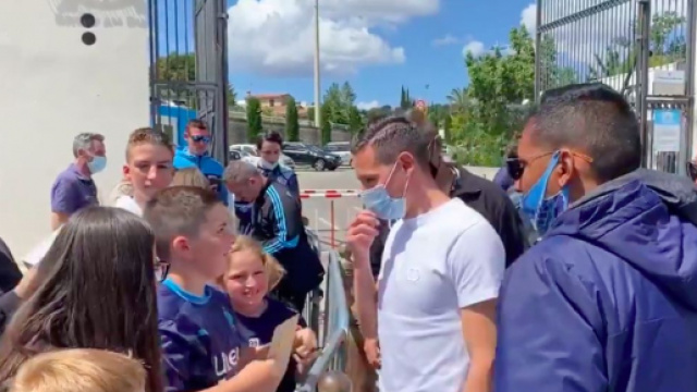 Florian Thauvin dit au revoir aux supporters de l'OM - Photo capture d'&eacute;cran vid&eacute;o