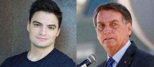 Justi&ccedil;a manda arquivar processos contra Felipe Neto por cr&iacute;ticas a Bolsonaro. (Fotomontagem)