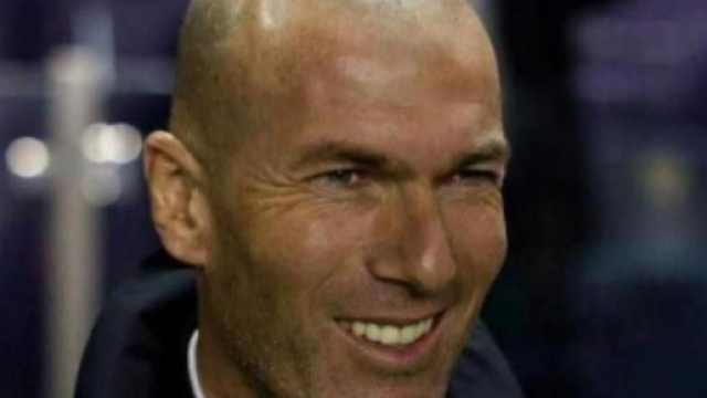 Zinedine Zidane, tecnico del Real Madrid.