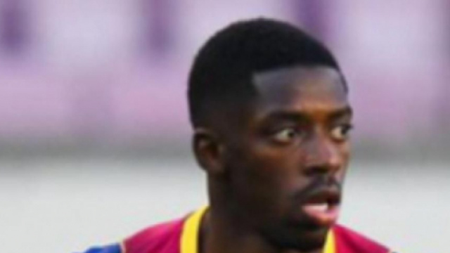 Demb&eacute;l&eacute;, punta del Barcellona.