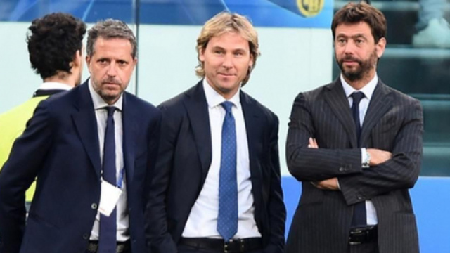 Nella foto Paratici, Nedved e Agnelli.