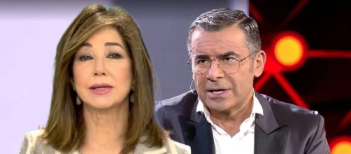 Ana Rosa Quintana y Jorge Javier V&aacute;zquez, en dos m&aacute;rgenes de la grieta abierta en Telecinco. (Fotos: Telecinco)