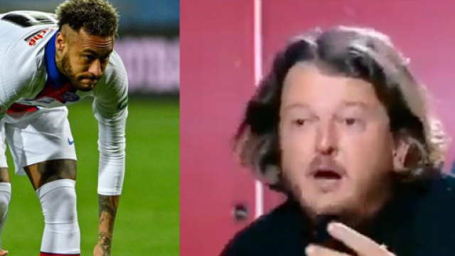 Neymar pris &agrave; partie par Guillaume Dufy sur le plateau de la chaine L'&Eacute;quipe. (Cr&eacute;dit Twitter et Culture PSG)