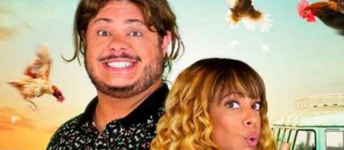 Marcus Majella e Samantha Schm&uuml;tz, dupla com qu&iacute;mica, mas sem gra&ccedil;a no filme 'Os Salafr&aacute;rios'. (Arquivo Blasting News)