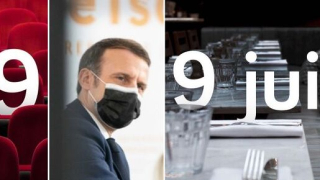 Le chef de l'&Eacute;tat s'est servi de ses r&eacute;seaux sociaux pour annoncer le d&eacute;confinement progressif - Source : Montage instagram @emmanuelmacron