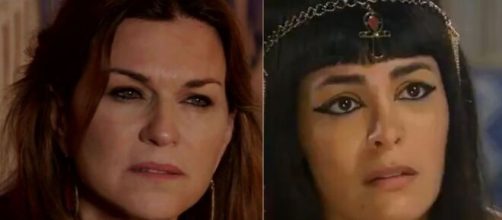 Sara e Agar em 'G&ecirc;nesis'. (Reprodu&ccedil;&atilde;o/RecordTV)