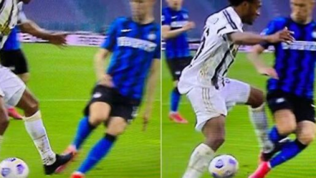 Auriemma: 'Il giudice sportivo credo debba fermare Cuadrado per una decina di giornate'.