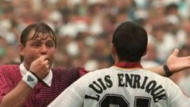 Sandor Puhl e Luis Enrique a Usa 94.