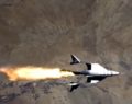 Virgin Galactic space plane conducts manned test flight before launching space tourism