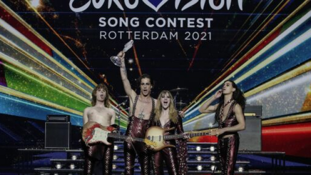 I Maneskin hanno trionfato all'Eurovision Song Contest 2021.