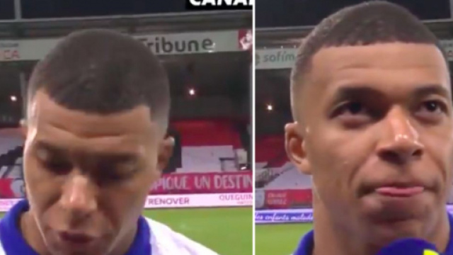 Les mots forts de Kylian Mbapp&eacute; apr&egrave;s le match contre Brest - Photo capture d'&eacute;cran vid&eacute;o Canal+