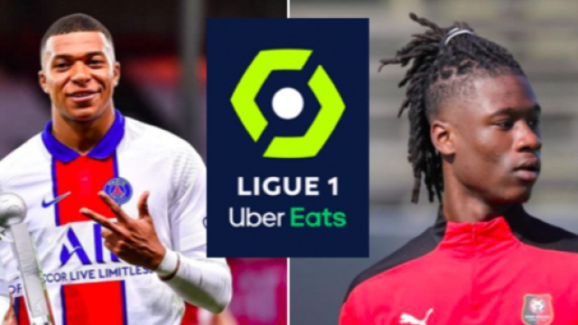 Ces joueurs qui pourraient quitter la Ligue 1 - Photo captures d'&eacute;cran instagram Mbapp&eacute; et Camavinga. Logo Ligue 1 wikipedia