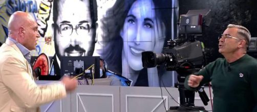 Jorge Javier y Kiko Matamoros en uno de los enfrentamientos m&aacute;s duros que han mantenido en 'S&aacute;lvame' (@telecincoes)