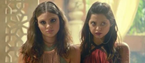 Paltith e Tam&iacute;res em 'G&ecirc;nesis' (Reprodu&ccedil;&atilde;o/Record TV)