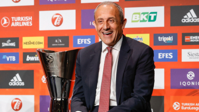 Il coach dell'Olimpia Milano, Ettore Messina, &egrave; pronto per la Final Four di Eurolega