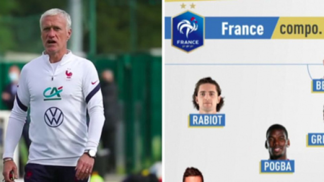 Les diff&eacute;rentes compositions et sch&eacute;mas tactiques de Didier Deschamps - Photo capture d'&eacute;crans vid&eacute;o Youtube et Photo l'&Eacute;quipe d'Estelle