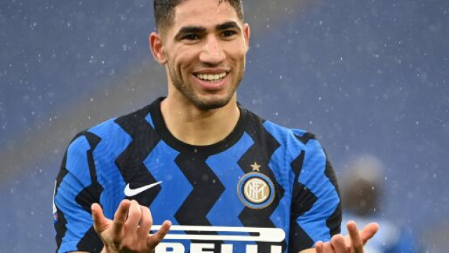 Inter: il laterale Achraf Hakimi.
