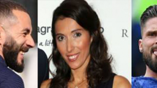 La femme de Giroud lass&eacute;e des rumeurs autour de son mari et de Benzema. (cr&eacute;dit Instagram comptes fans Jennifer Giroud, Benzema, Olivier Giroud)