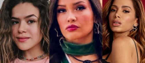 Maisa e Anitta declararam apoio a paraibana no 'BBB21'. (Fotomontagem)