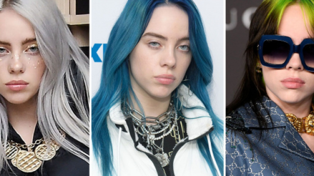 Billie Eilish con un nuovo look posa per la copertina di Vogue.