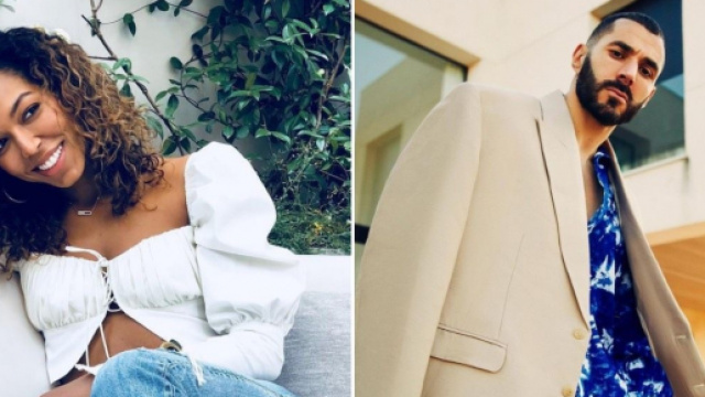 Cora Gauthier, la compagne de Karim Benzema - Source : montage Instagram (@its_me_co / @karimbenzema)