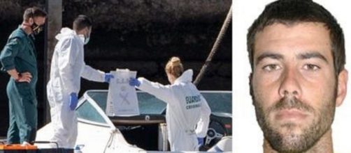 La lancha y el rostro de Tom&aacute;s Gimeno, en imagen (Guardia Civil y SOS DESAPARECIDOS)