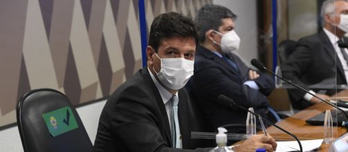 Ex-ministro da Sa&uacute;de Luiz Henrique Mandetta prestou depoimento na CPI da Covid (Jefferson Rudy/Ag&ecirc;ncia Senado)