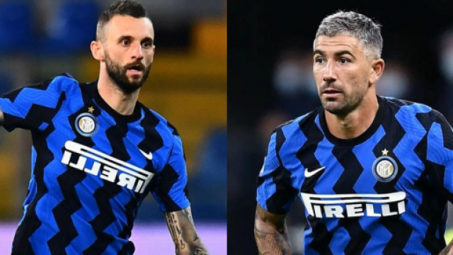Marcelo Brozovic e Alexander Kolarov