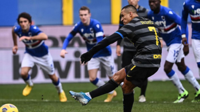 Il calcio di rigore sbagliato da Sanchez all'andata contro la Sampdoria che cost&ograve; ai neroazzurri la seconda sconfitta in campionato (2-1).