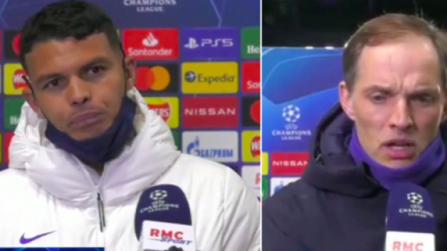 Thiago Silva et Thomas Tuchel taclent la direction du PSG - Photo capture d'&eacute;cran vid&eacute;o RCM