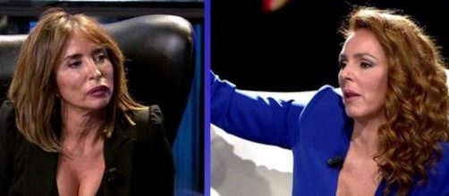 Roc&iacute;o Carrasco pone en entredicho una informaci&oacute;n de Mar&iacute;a Pati&ntilde;o. (Imagen: Telecinco.es)