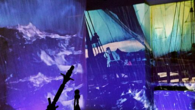 Il viaggio digitale Imago al Museo Meina tra effetti 4D e proiezioni sul lago Maggiore.