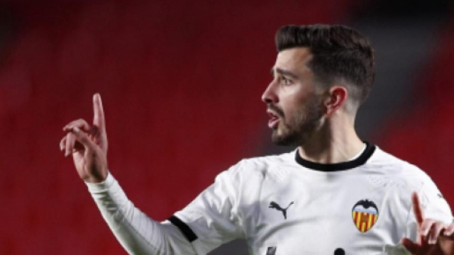 Jos&egrave; Gaya, terzino del Valencia.