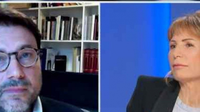 Tomaso Montanari attacca Matteo Salvini durante Otto e mezzo.