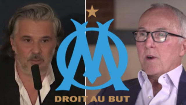 L'OM aurait d&eacute;j&agrave; &eacute;t&eacute; c&eacute;d&eacute; en d&eacute;but d'ann&eacute;e selon un avocat. (photo captures d'&eacute;cran vid&eacute;o YouTube et logo Marseille wikipedia)