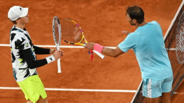 La sfida tra Sinner e Nadal al Roland Garros 2020: potrebbero giocare di nuovo a Roma.