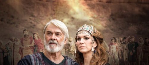 O nascimento do filho de Abra&atilde;o e Sara ser&aacute; emocionante em 'G&ecirc;nesis' (Reprodu&ccedil;&atilde;o/Record TV)