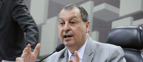 Omar Aziz &eacute; presidente da CPI da Covid (Jane de Ara&uacute;jo/Ag&ecirc;ncia Senado)