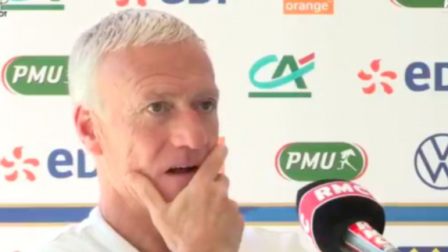 Didier Deschamps devrait d&eacute;cevoir les fans de l'&eacute;quipe de France avec sa composition d'&eacute;quipe - Photo capture d'&eacute;cran vid&eacute;o Twitter