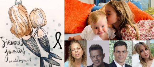 Las sirenitas que representan a Anna y Olivia, las ni&ntilde;as de la tragedia de Tenerife (Instagram y Twitter)