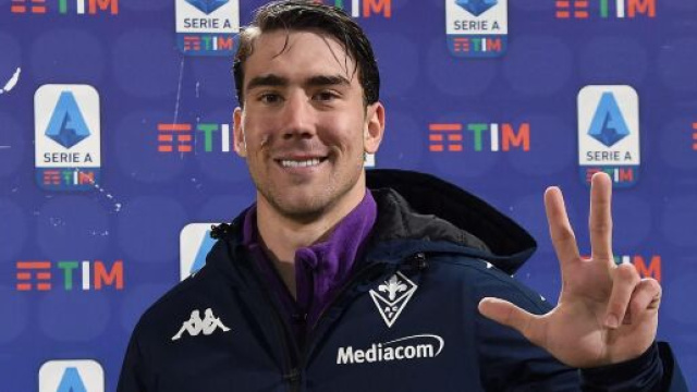 Dusan Vlahovic della Fiorentina.