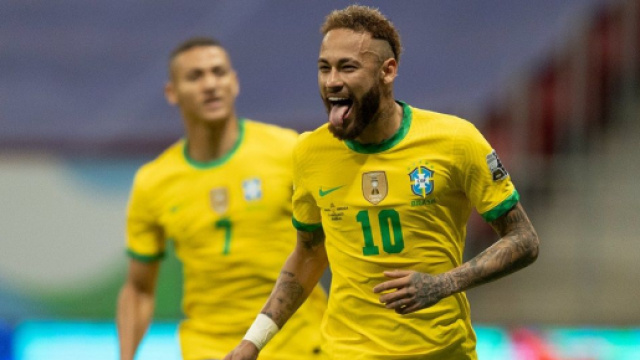 Neymar autore di un gol e di un assist nel 3-0 al Venezuela.