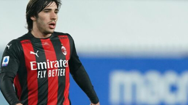 Sandro Tonali, centrocampista del Milan.