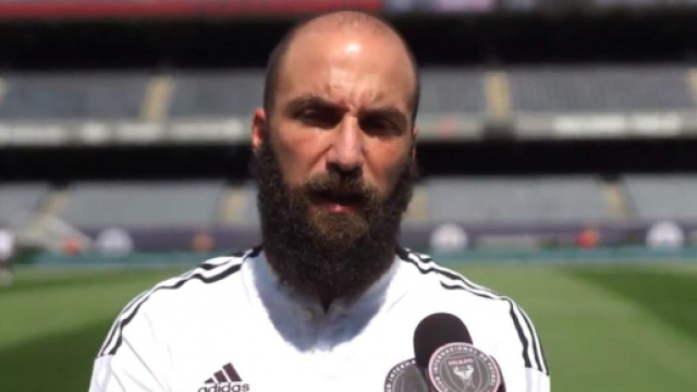 L'Argentin Gonzalo Higua&iacute;n avoue que la MLS est plus difficile que ce qu'il pensait (Credit : Inter Miami)