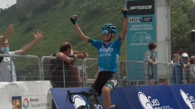 Lorenzo Fortunato vittorioso sul Monte Grappa