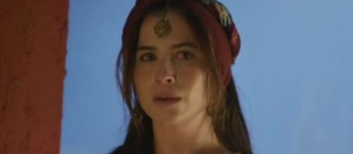 Rebeca tem segredos revelados em 'G&ecirc;nesis'. (Reprodu&ccedil;&atilde;o/RecordTV)