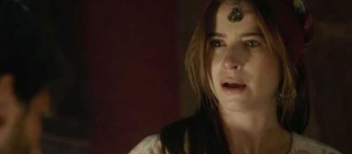 Rebeca vira piada em 'G&ecirc;nesis' (Reprodu&ccedil;&atilde;o/Record TV)